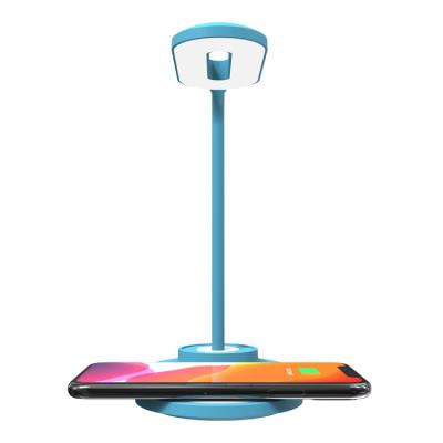 China Manufacturer Direct Home Study LED Desk Lamp Modern White Wireless Charger for sale