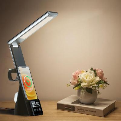 China Factory Hot Selling Qi Fast Magnet Table Lamp Charging Wireless Charger for sale