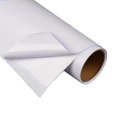 China Plain Color No Pattern PVC Vinyl Self Adhesive Backing Paper Gray / Black Milk White Color 80 Micron for sale