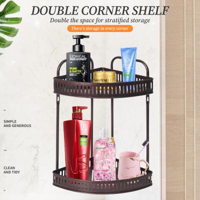 China Strong And Durable Factory Direct Sales Double Shelf Corner Frame House Corner Frame Viable Storage And Finishing Frame for sale