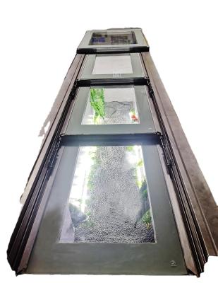 China Electric Motorized Folding Screen Ventation Skylight And Folding Roof Window Skylight for sale