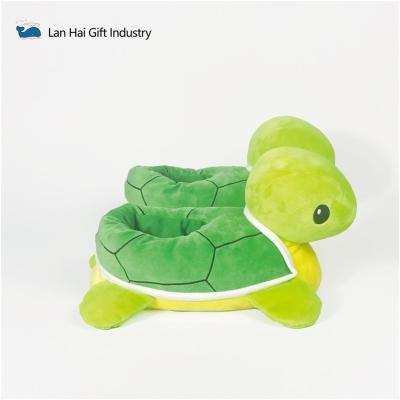 China Cushioning Turtle Plush Slippers Keep Warm And Non-slip In The Winter for sale