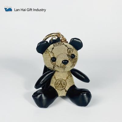 China Custom Soft Mini Plush PVC Key Chain Plush Soft Toy Key Chain Mascot Bear Pendant for sale