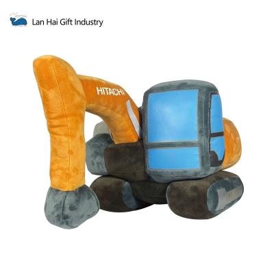 China Custom Children's Toys Cartoon Model Pillow Plush Toy Stuffed Plush Toy Excavator for sale