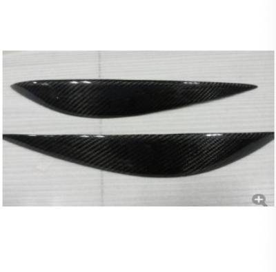 China Carbon fiber fit for Mercedes Benz 2002-2009 C series carbon fiber eyebrow for headlight headlight for sale