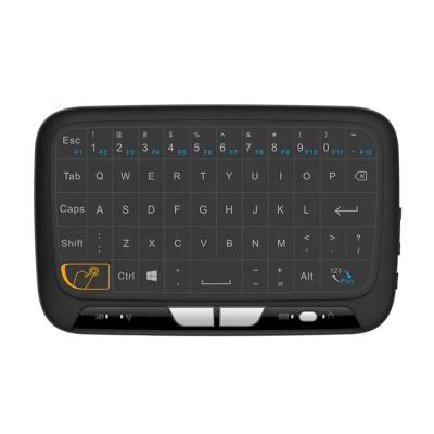 China 2019 ERGONOMIC Best Selling Products in USA H18 2.4G Mini Gaming Keyboard Wireless Keyboard Touchpad for Android Windows Protection for sale