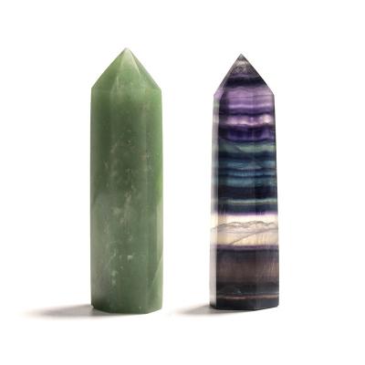 China Wholesale Natural Healing Crystal Stones Magic Wand Crystals Healing China Tower Crystal Points For Home Decor for sale