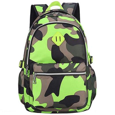 China Waterproof Canvas Student School Backpack For Boy Student Backpacks For School Kids for sale