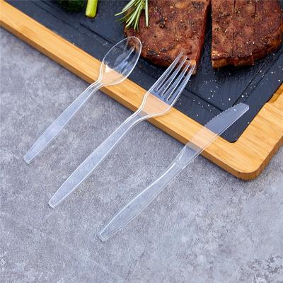 China China Factory Disposable PS Cutlery Plastic Spoon For Smoothies Ice Cream Jelly for sale