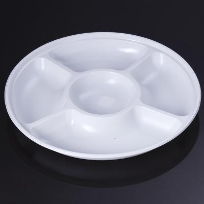 China Disposable Round Disposable Round Cake Divider Cup Serving Dish Plastic Fruit Dish Fruit Dish Directly DIY for sale