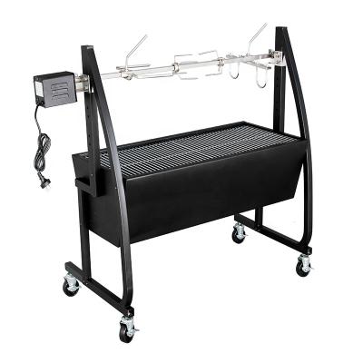 China Adjustable Height Cyrus Spit Rotisserie Roaster Spit 1.2meter Long Hog / Sheep Charcoal Roaster for sale