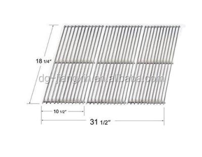 China 54453 Easily Cleaned (3 Set) Replacement Stainless Steel Cooking Grate For Gas Grill Models for sale