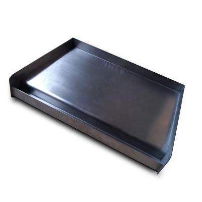 China Easily cleaned stainless steel restaurant style griddle for sale