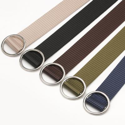 China Wholesale Nylon Fabric Men's Nylon Fabric Belt Metal Buckle Sports Belt Manufacturer for sale