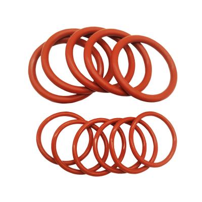 China Factory Custom Elastic Square Pad Diameter 6cm Heat Resistant Silicone Rubber Cushioning O Ring Joint Gasket Reducing Junction for sale