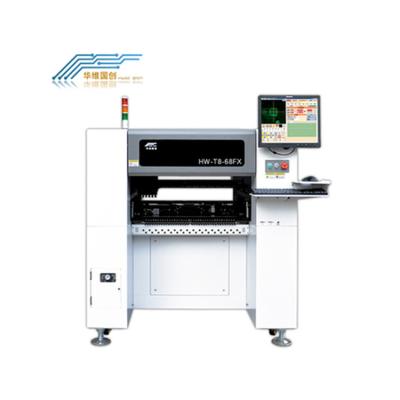 China Best Selling High Accuracy Smd Machine PNP Pick And Place Machine With 8 Heads Works HW-T8-68FX for sale