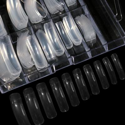 China XXL Square Nail Tips Wholesale Long Square Artificial Nails Clear Fake XXL Square Nails Tips Box for sale