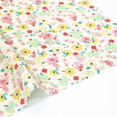 China Organic Factory Direct Breathable 100%cotton Liberty Flower Colorful Print Fabric For Dress for sale