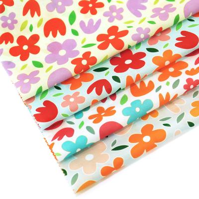 China Organic popular soft fruit flower flower pattern cartoon printing organic cotton voile fabric for kid clothing for sale