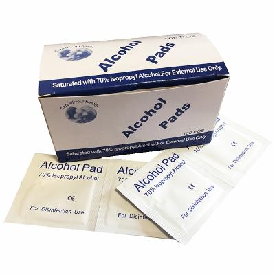 China Eco-friendly Disposable Isopropyl Alcohol 75% Non Woven Cloth ODM Sachet OEM Wet Wipes Microfiber Single Wet Wipes for sale