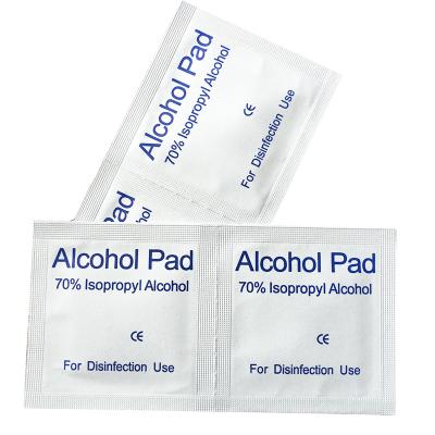 China Wholesale price OEM ODM alcohol pad custom logo alcohol nail skin pad eco-friendly clean cell phone pad for sale