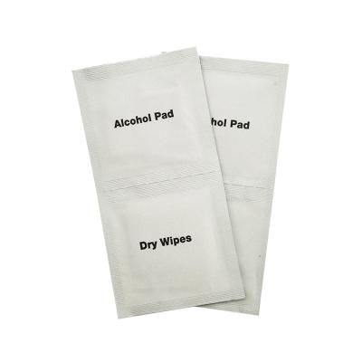 China High Quality Eco-friendly OEM ODM Electronic Wet Dry Wipes For Phone Wet Dry Combo Wipes Double Pack for sale