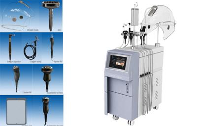 China Multifunctional 9 In 1 Intraceuticals Oxygen Facial Machine / RF Skin Care Machine for sale