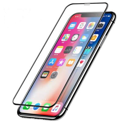 China Anti-Fingerprint For iPhone 11 9D Full Cover Tempered Glass Protector For iPhone 13 9H Pro 12 Mini 7 8 X XS XR Max Se 3 Hardness Screen Protector for sale