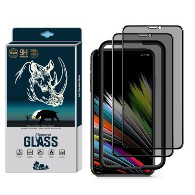 China Amazon Hot Sale Anti-scratch [2-PACK] Privacy Screen Protector for iPhone 11 and iPhone XR 6.1 inch Anti Spy Tempered Glass Film 2-Pack for sale