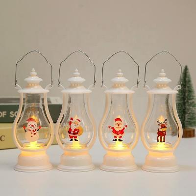 China Santa Claus Lights Wholesale Small Beauty led outdoor Christmas holiday festival decoration wind lamp lights for Christmas for sale