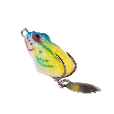 China Durable Frog Lure Fishing Tackle Water 8 Colors Sinking Bait For Luya for sale