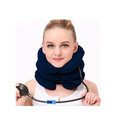 China Medicl Comfortable Breathable Durable Adjustable Size Inflatable Neck Brace for Woman and Men to Relief Cervical Pain for sale