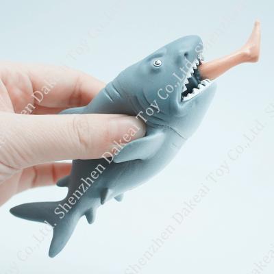 China Realistic Shark Toys Trick Shark Squeezable Toys Professional Export Manufacturer For Offline Supermarket and Stores Toys for sale