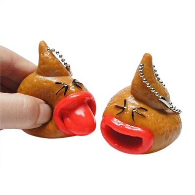 China Soft Rubber Squeeze Toy Party Suppliers Squeeze Toy Pop Up Toy Fake Poop for sale