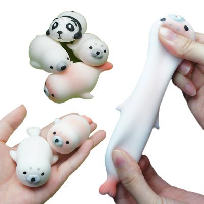 China Slow Rising Squeeze Mochi Animal Squishy Squeeze Wholesale Price Mini Mochi Joints Animal Squishy Toys for sale