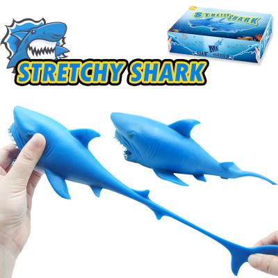 China 2021 Relaxation Kids Toys Non-Toxic Shark Sand Filled Squeeze And Stretch Toy Professional Export Manufacturer For Offline Supermarket Toys for sale