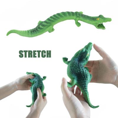 China Non-Toxic Sand-Filled Squeeze And Professional TPR 2021 Soft Rubber Manufacturer Stretch Funny Crocodile Prank Toys For Kids And Adults for sale