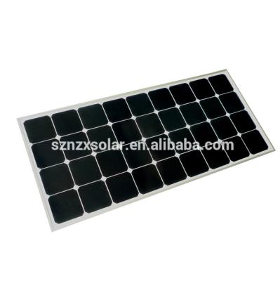 China High Efficiency Sunpower 120W Rigid Solar Panel Cost 100W for sale