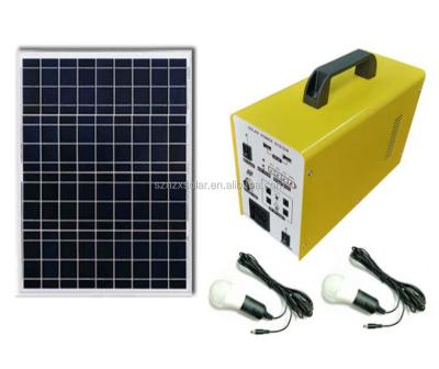 China Home factory directly supplied 30W 50W power portable solar power lighting systems post portable solar generator for sale