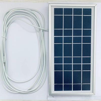 China 2021 the newst 6V 4W NZX-6V/4W glass solar panel for sale