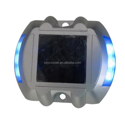 China Waterproof IP68 LED Solar Powered Road Marker Cat Eyes In Blue Color SC001-2 for sale