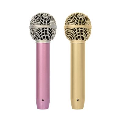 China Handheld Microphone Cable Handheld Microphone Vocal Dynamic MIC For Speaker Candy Color For Singing Recording for sale