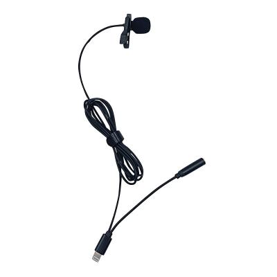 China Portable Lavalier Microphone Lavalier Lapel Microphone Collar Clip Mic Compatible for sale