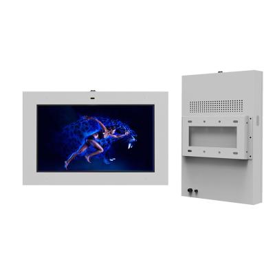 China 98 Inch Outdoor Advertising Equipment Display Screen Outdoor Wall Mounted LCD Digital Billboard for sale