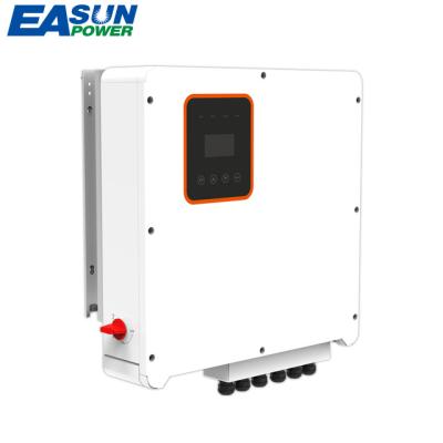 China LCD Display RS485 Communicate Three Phase 380V Max 13KW PV Input DC 600V 10KVA Grid Tie IP65 Hybrid Solar Inverter 530*200*560 for sale