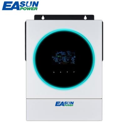 China 12A MPPT Off Grid Inverter EASUN POWER 220V 48V 50Hz 500Vdc 120A 5600W Pure Sine Wave Solar Inverter With Wifi for sale