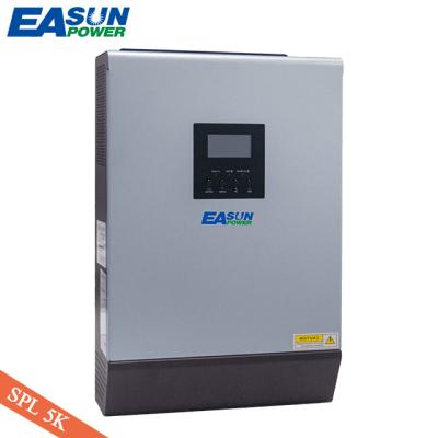 China EASUN POWER OEM 48V 220V 50Hz Off Grid 5kva Pure Sine Wave Inverter With PWM Battery Charger Controller 128*272*355mm for sale