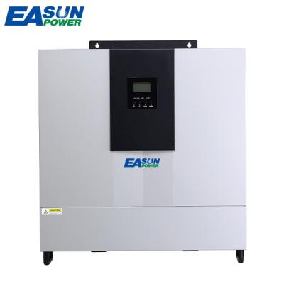 China Easun Power Infinisolar 6KW 48V 110V 120V Mppt Pure Solar Charger Sine Wave Inverter Slot Phase 6000 Watt 79*70*25CM for sale