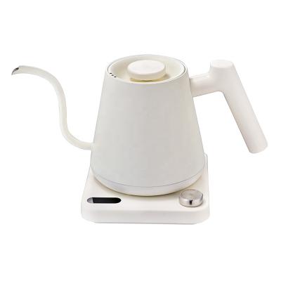 China Sustainable Electric Drip Kettle 0.8L For Over Coffee Tea Strix Brewing Controller Display Digital Temperature And Keep Settings Warm for sale