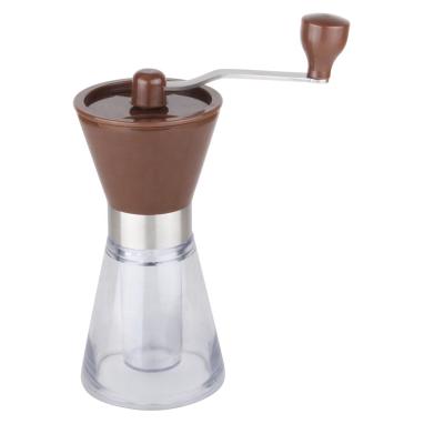 China WITH LID Hand Coffee Mill Manual Coffee Grinder with Conical Ceramic Manual Coffee Bean Grinder for sale